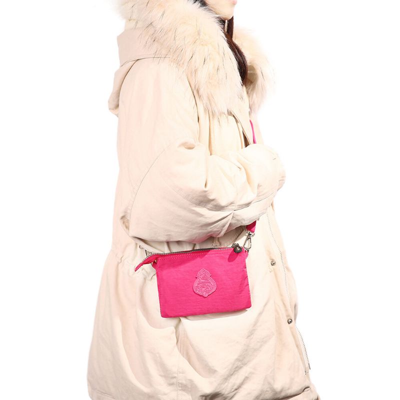 Jinqiaoer Bolso Bandolera Sólido Impermeable De Tres Capas Para Mujer