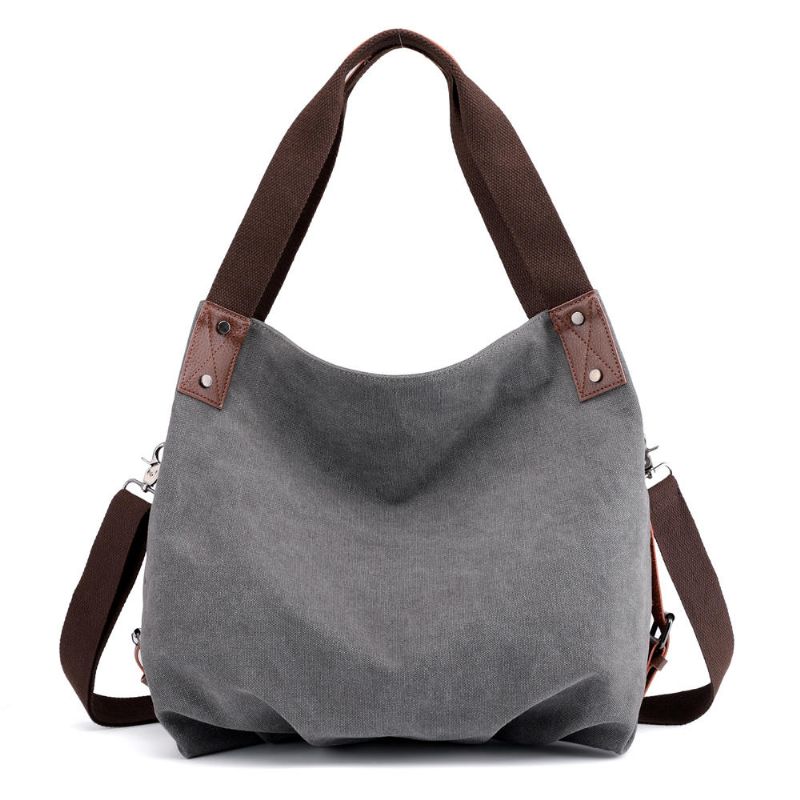 Kvky Bolso De Mano De Lona Bolso De Compras De Verano De Moda Minimalista Bolso Bandolera De Hombro