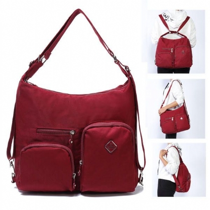 Lady Multifuncional Impermeable Oxford Bolsos De Hombro Mochilas De Ocio Para Mujeres