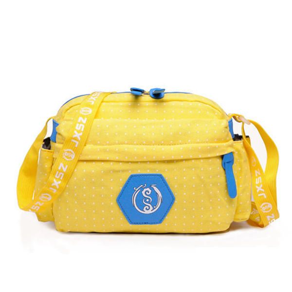 Lienzo Casual Deportes Viajes Ligero Bolso De Hombro Con Punto De Onda Bolsos Cruzados