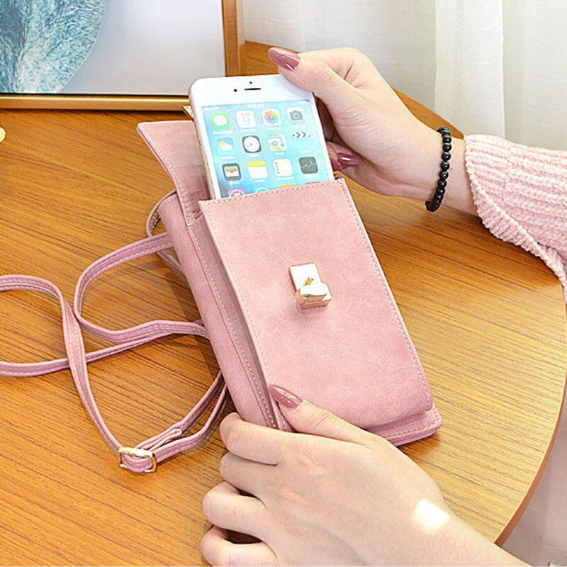 Mini Bolso Pequeño Para Teléfono Para Mujer Tarjetero Cartera Bandolera Bandolera