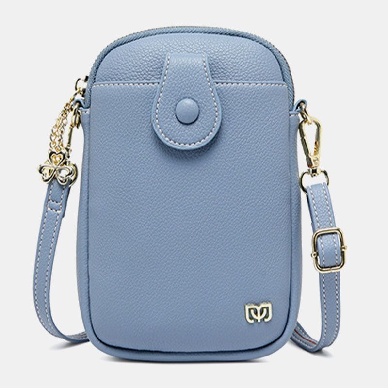 Mujeres 6.3 Pulgadas Iphone Sólido Impermeable Bolso Bandolera Bolso Para Teléfono