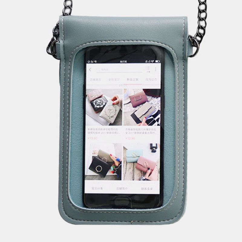 Mujeres 6.3 Pulgadas Pantalla Táctil Cadena Bolso Casual Para Teléfono Bolso Bandolera Bolso Bandolera