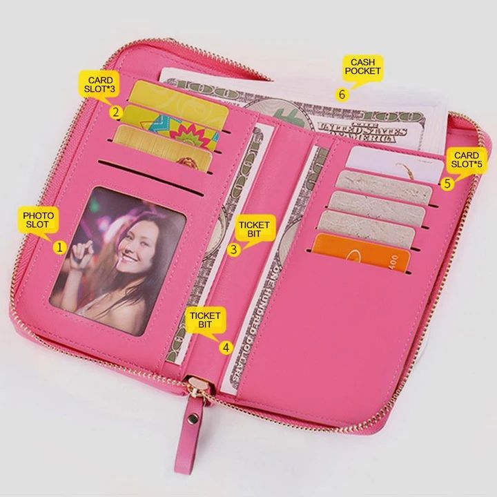 Mujeres 9 Ranuras Para Tarjetas Bolsa Para Teléfono Bolso Bandolera Sólido Bolso Bandolera