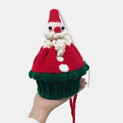 Mujeres Algodón Hecho A Mano Navidad Patrón Festivo Casual Bolso Bandolera Creativo Bolso Para Teléfono