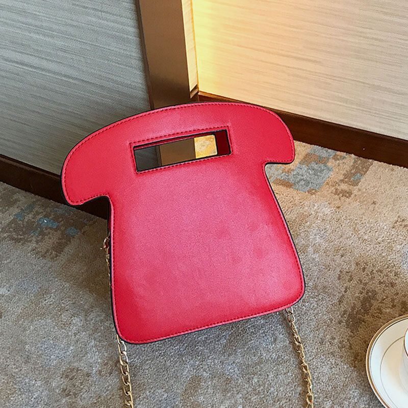 Mujeres Cerative Forma De Teléfono Lindo Bolso De Hombro De Cadena Bolso Cruzado