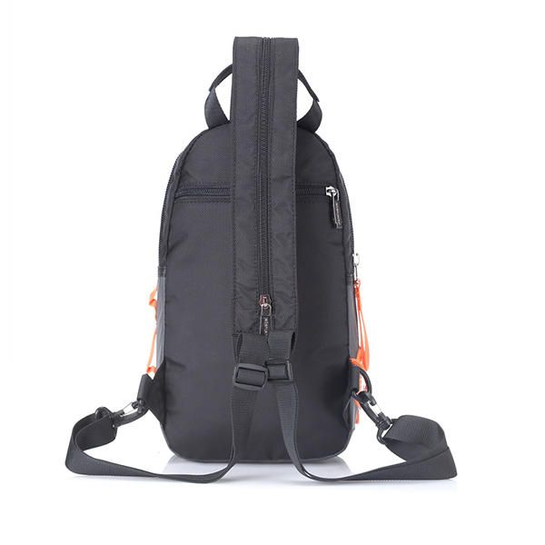 Mujeres Hombres Casual Nylon Deportes Bolsa De Pecho Al Aire Libre Bolsos De Hombro Mochila