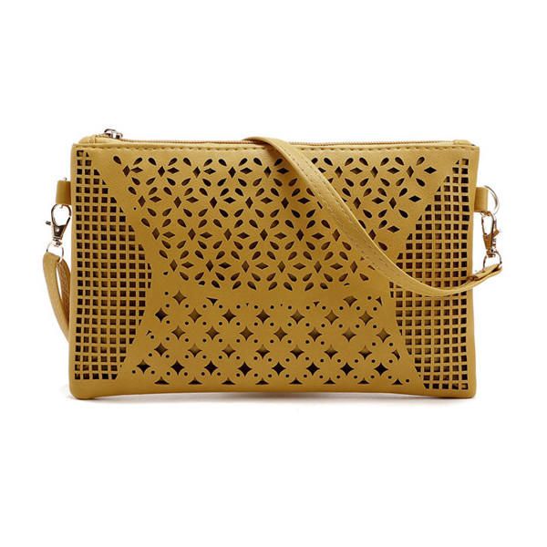 Mujeres Vintage Evelope Hollow Out Crossbody Bolsos Bolsos De Hombro Casuales Bolsos Cruzados