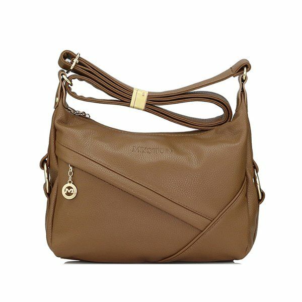 Myston Bolsos Cruzados De Cuero Pu Para Mujer Laides Bolsos De Hombro Elegantes Bolsos De Hombreajero