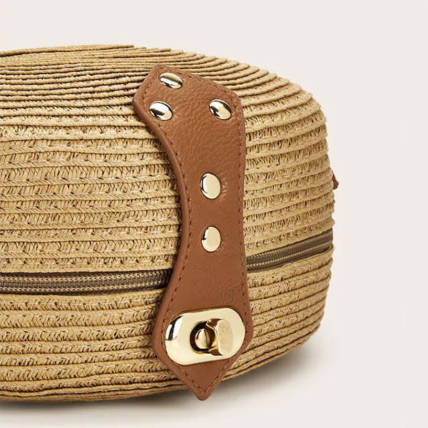 Omen Crossbody Summer Beach Bags Mujer Bolsa De Paja