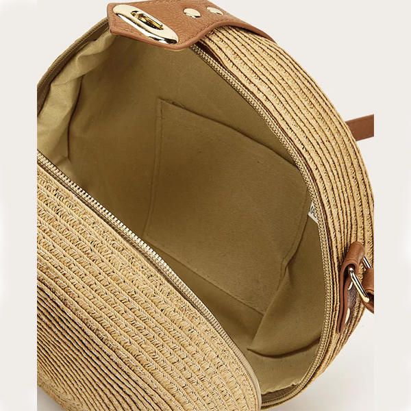 Omen Crossbody Summer Beach Bags Mujer Bolsa De Paja