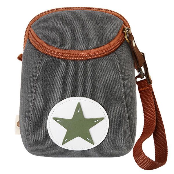 Parche Literary Fresh Wild Crossbody Bag Messenger Bag Teléfono