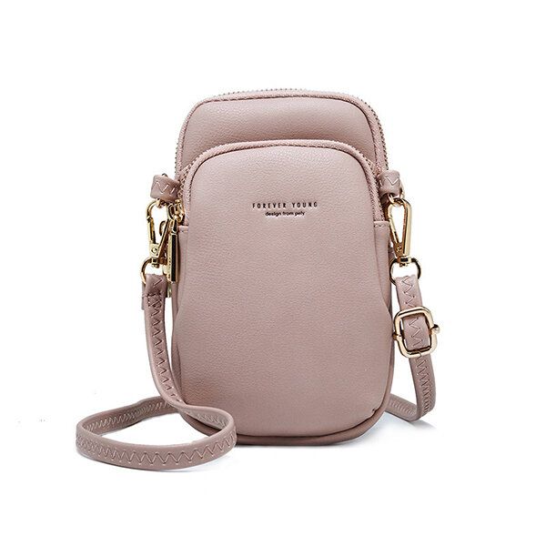 Pierreloues Bolso Bandolera Informal Para Mujer Bolso Sólido Para Teléfono