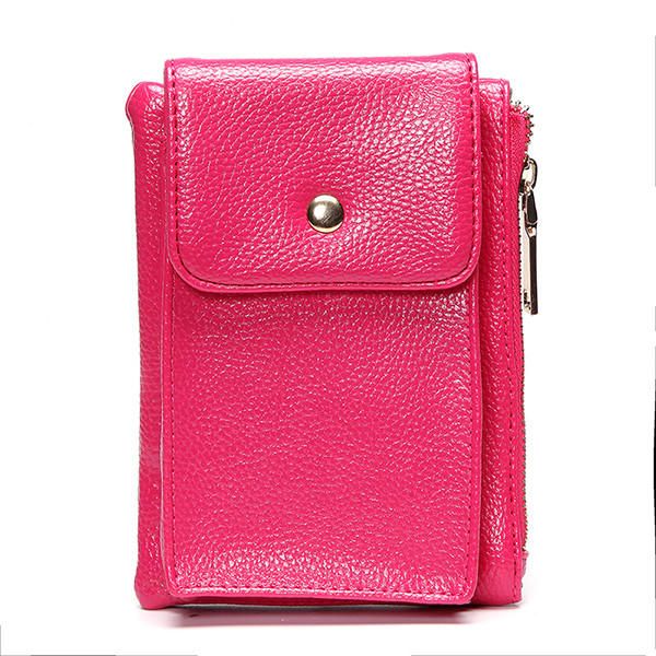 Pu Hasp Shoulder Bags Mini Crossbody Bags 6.0 Pulgada Soporte Para Caja De Teléfono Para Iphone Samsung Huawei