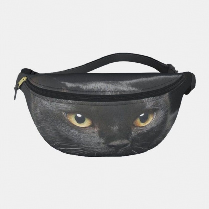 Unisex Gato Elegante Bolsa De Cintura Deportiva Bolsa De Pecho Bolsa De Honda