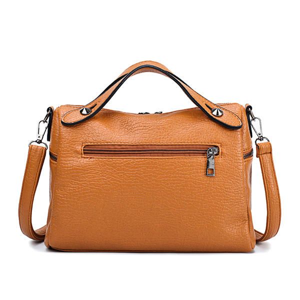 Vintage Rivet Boston Bag Bolso Bandolera Para Mujer