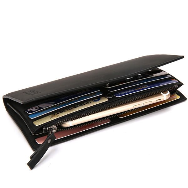 26 Ranuras Para Tarjetas Secretaria Billetera Business Cool Wallet Monedero Largo Para Hombres