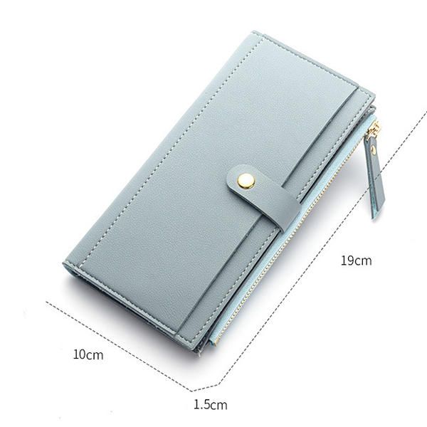 Baellerry Mujeres Multi Ranura Elegante Cartera Larga Titular De La Tarjeta Monedero Bolsa De Teléfono Se Adapta A Un Teléfono Celular De 5.5 Pulgadas