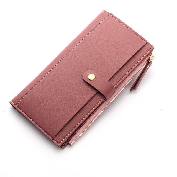 Baellerry Mujeres Multi Ranura Elegante Cartera Larga Titular De La Tarjeta Monedero Bolsa De Teléfono Se Adapta A Un Teléfono Celular De 5.5 Pulgadas