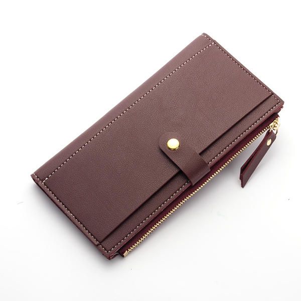 Baellerry Mujeres Multi Ranura Elegante Cartera Larga Titular De La Tarjeta Monedero Bolsa De Teléfono Se Adapta A Un Teléfono Celular De 5.5 Pulgadas