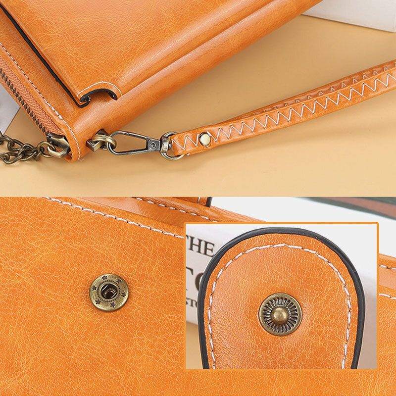 Bolso De Mano De Moda Para Mujer Bolso De Teléfono Cartera Con Cremallera