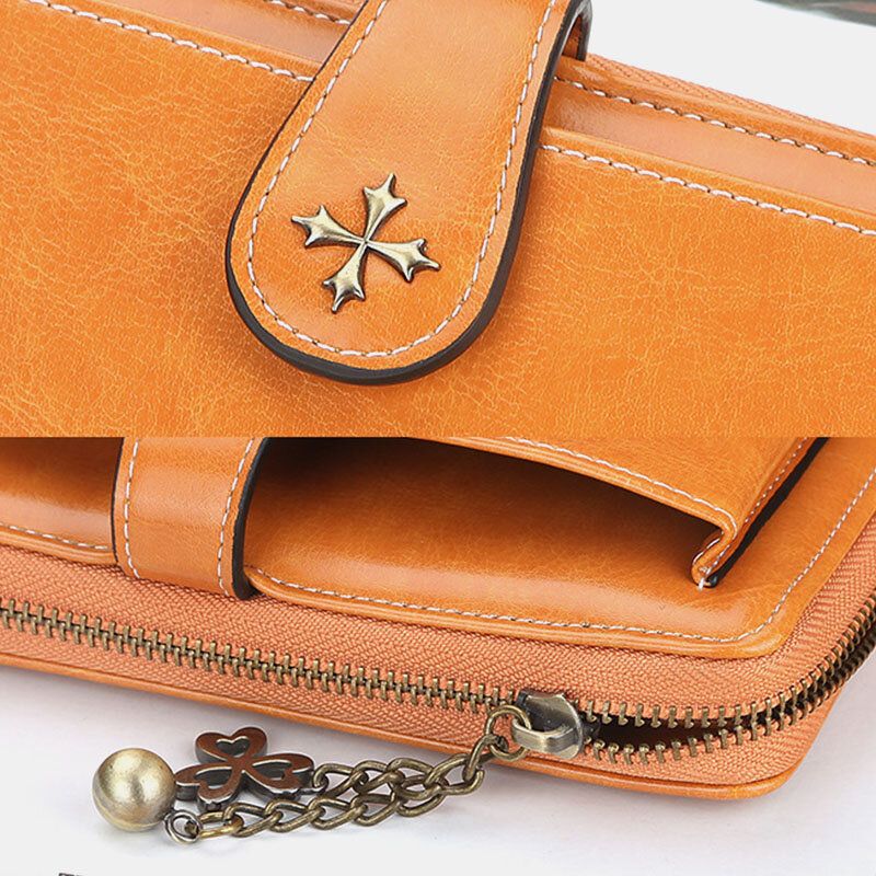 Bolso De Mano De Moda Para Mujer Bolso De Teléfono Cartera Con Cremallera