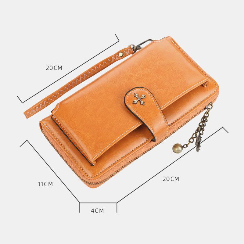 Bolso De Mano De Moda Para Mujer Bolso De Teléfono Cartera Con Cremallera