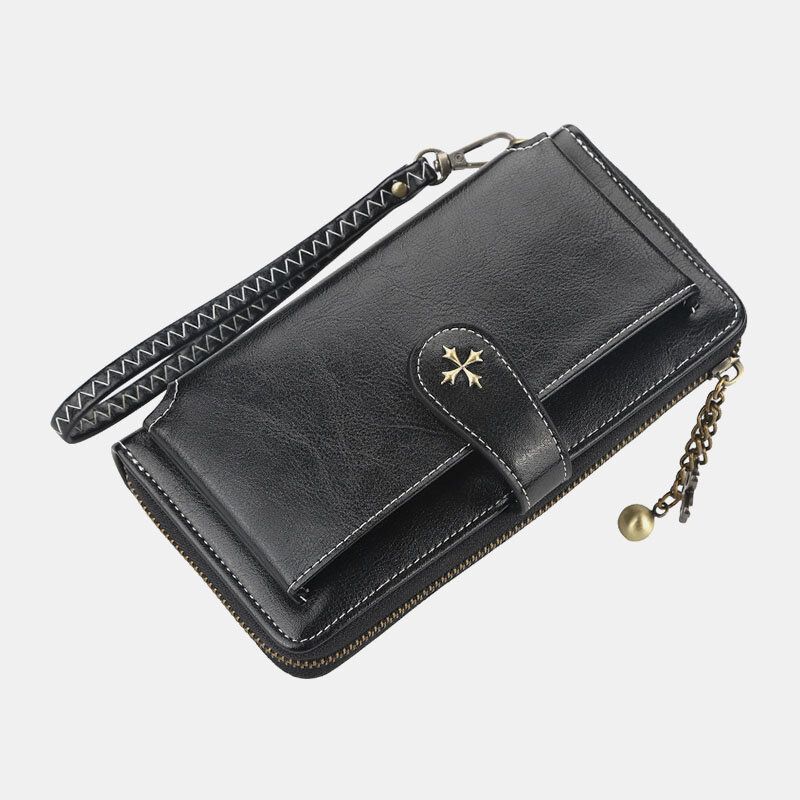 Bolso De Mano De Moda Para Mujer Bolso De Teléfono Cartera Con Cremallera