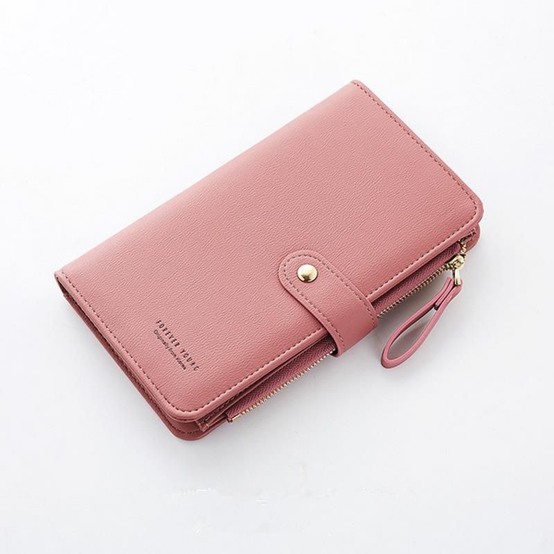 Bolso Para Teléfono Con Pantalla Táctil De Pu Para Mujer Bolso Para Monedas Cluth Wallet