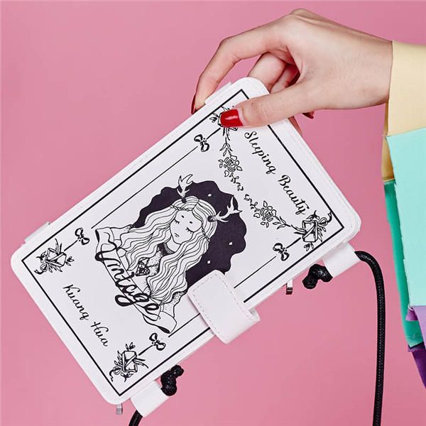 Bolsos De Hombro Con Castillo De Dibujos Animados Para Mujeres Billetera Larga Y Bonita Para Niñas Caja De Teléfono De 5.5 Pulgada Para Iphone Samsung Huawei