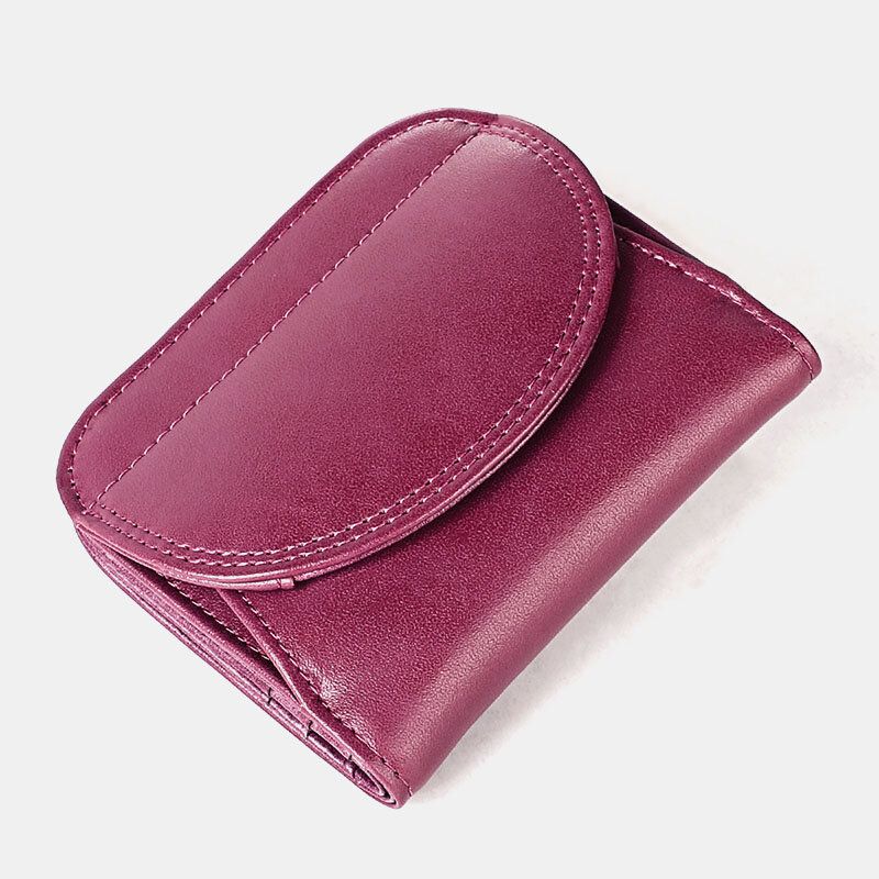 Cartera De Bloqueo Rfid De Cuero Genuino Para Mujer Monedero Cartera Protectora