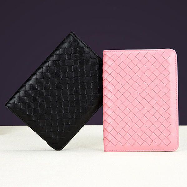 Cartera Fina Ultraligera De Cuero Genuino Para Hombres Y Mujeres