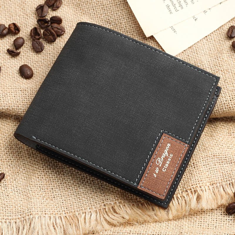 Estuche Para Tarjetas Con Clip De Dinero Minimalista Plegable Con Billetera Suave De Pu Para Hombres