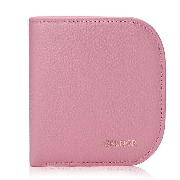 Monedero Lindo Mini Billetera De Cuero Genuino Para Mujer Con 6 Ranuras Para Tarjetas