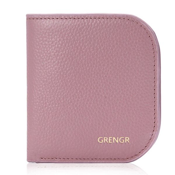 Monedero Lindo Mini Billetera De Cuero Genuino Para Mujer Con 6 Ranuras Para Tarjetas