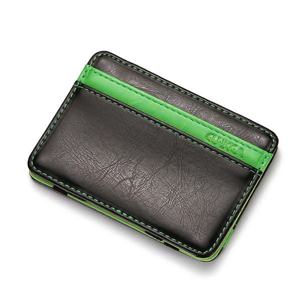 Pu Money Card Clip Magic Wallet Casual Embrague Bus Card Bag