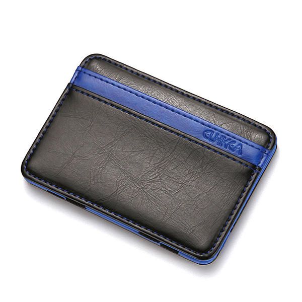 Pu Money Card Clip Magic Wallet Casual Embrague Bus Card Bag