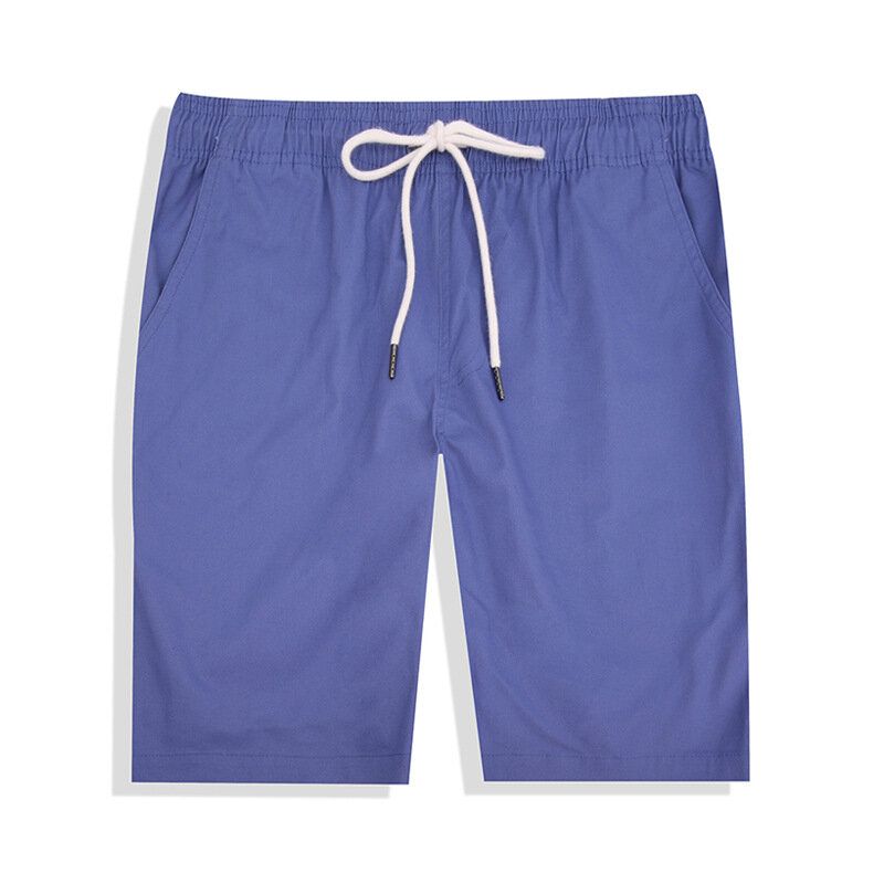 Monos De Verano Para Hombre Pantalones Cortos De Algodón Casuales De Cinco Puntos Elásticos