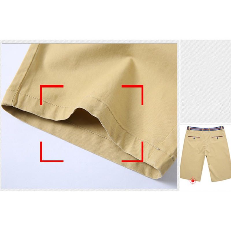 Pantalones Cargo Al Aire Libre Hasta La Rodilla De Algodón De Verano Para Hombres