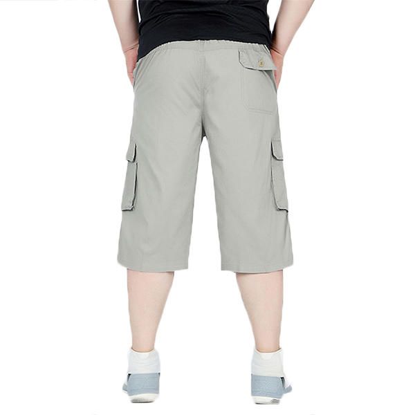 Pantalones Cargo Casuales De Talla Grande Para Hombre De Verano Pantalones Cortos Informales Sueltos Y Transpirables