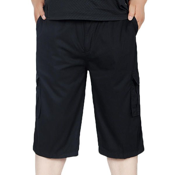 Pantalones Cargo Casuales De Talla Grande Para Hombre De Verano Pantalones Cortos Informales Sueltos Y Transpirables