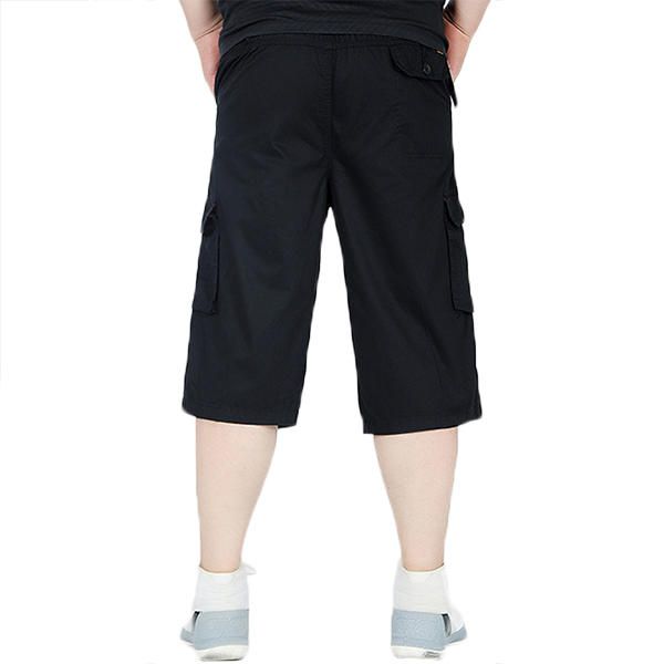 Pantalones Cargo Casuales De Talla Grande Para Hombre De Verano Pantalones Cortos Informales Sueltos Y Transpirables