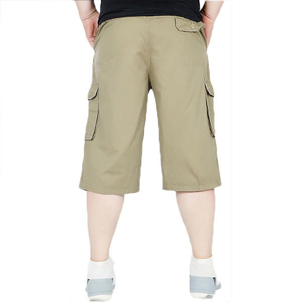 Pantalones Cargo Casuales De Talla Grande Para Hombre De Verano Pantalones Cortos Informales Sueltos Y Transpirables