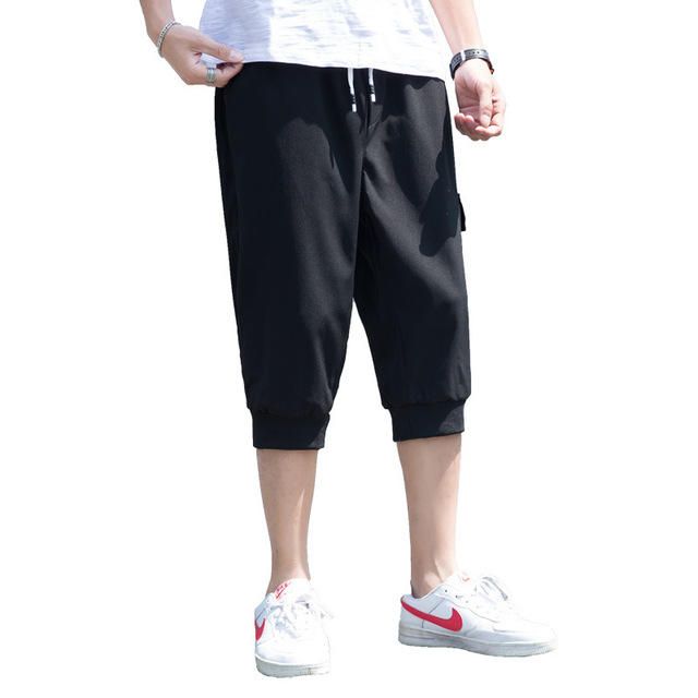 Pantalones Casuales Recortados Para Hombres Deportes Playa Herramientas Informales