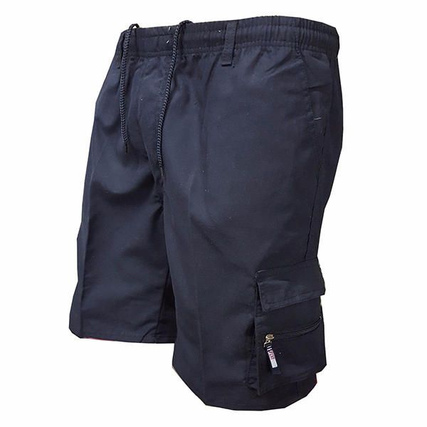 Pantalones Cortos De Algodón Transpirables Informales Multibolsillos De Verano Para Hombre