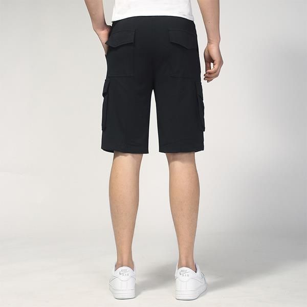 Pantalones Cortos De Carga Con Múltiples Bolsillos Deportivos De Playa Para Hombre Monos Pantalones Cortos De Color Sólido De Gimnasio De Verano Informal