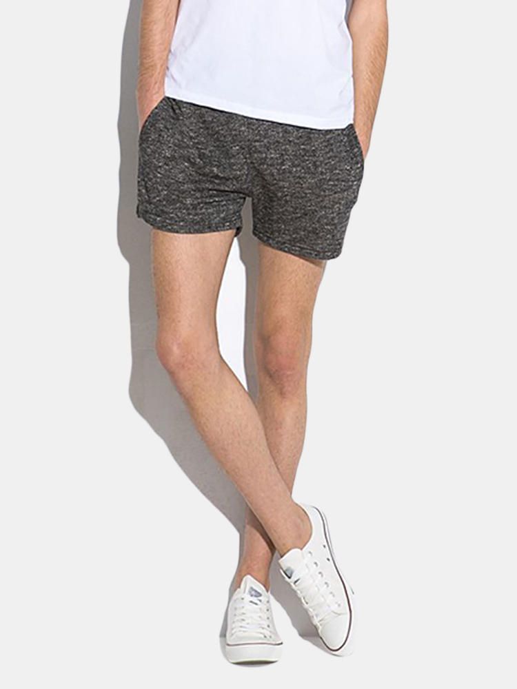 Pantalones Cortos De Culturismo Para Hombre De Verano Pantalones Cortos Transpirables Con Cordón De Cintura Elástica Para Correr En Casa