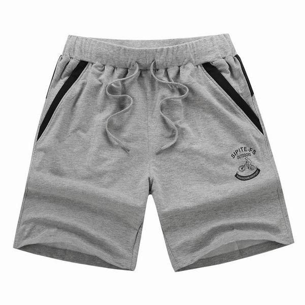 Pantalones Cortos Deportivos De Algodón Para Hombre Cintura Elástica Bolsillos Con Cremallera Pantalones Cortos Con Cordón