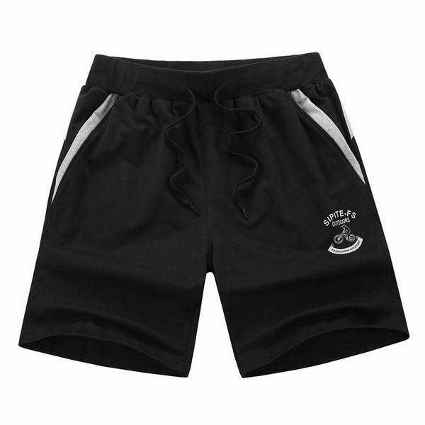 Pantalones Cortos Deportivos De Algodón Para Hombre Cintura Elástica Bolsillos Con Cremallera Pantalones Cortos Con Cordón