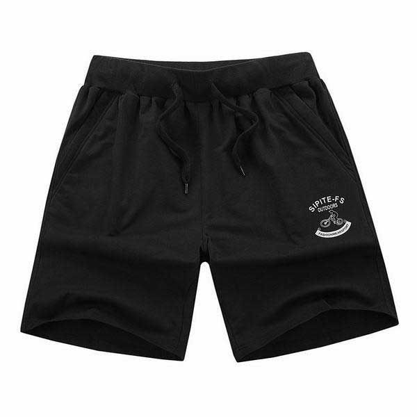 Pantalones Cortos Deportivos De Algodón Para Hombre Cintura Elástica Bolsillos Con Cremallera Pantalones Cortos Con Cordón